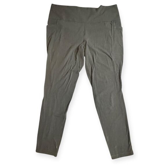 ATHLETA Women’s Black Salutation Stash Pocket II Tight Legging Size XL - Picture 2 of 6